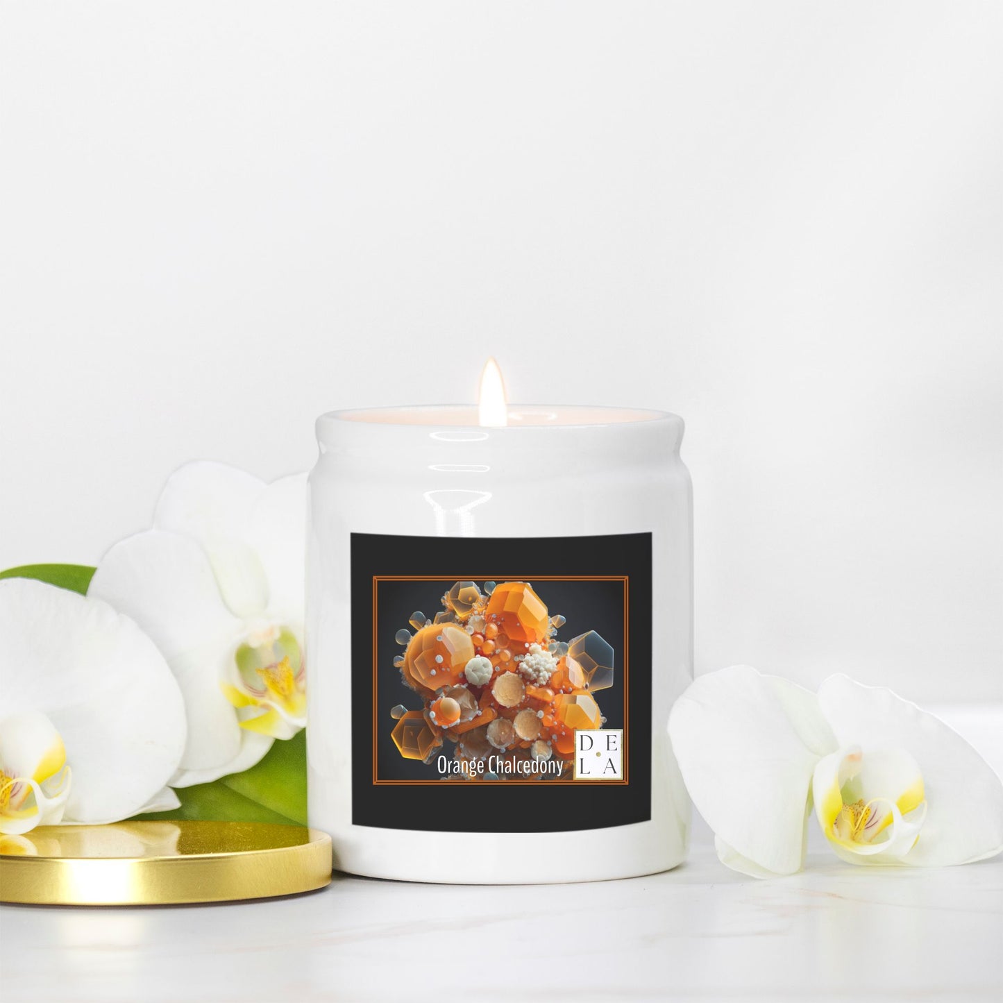 Crystals and Gems - Orange Chalcedony