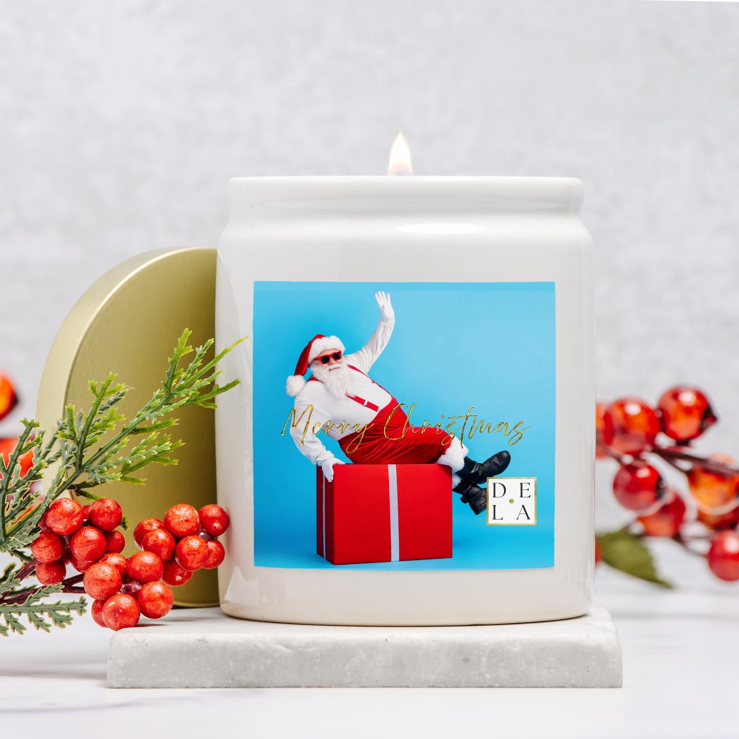 Monthly Special - Christmas - Santa Claus Blue